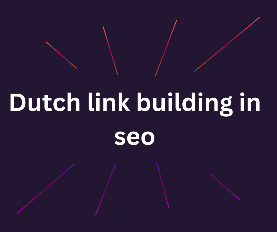 Dutch link building in seo