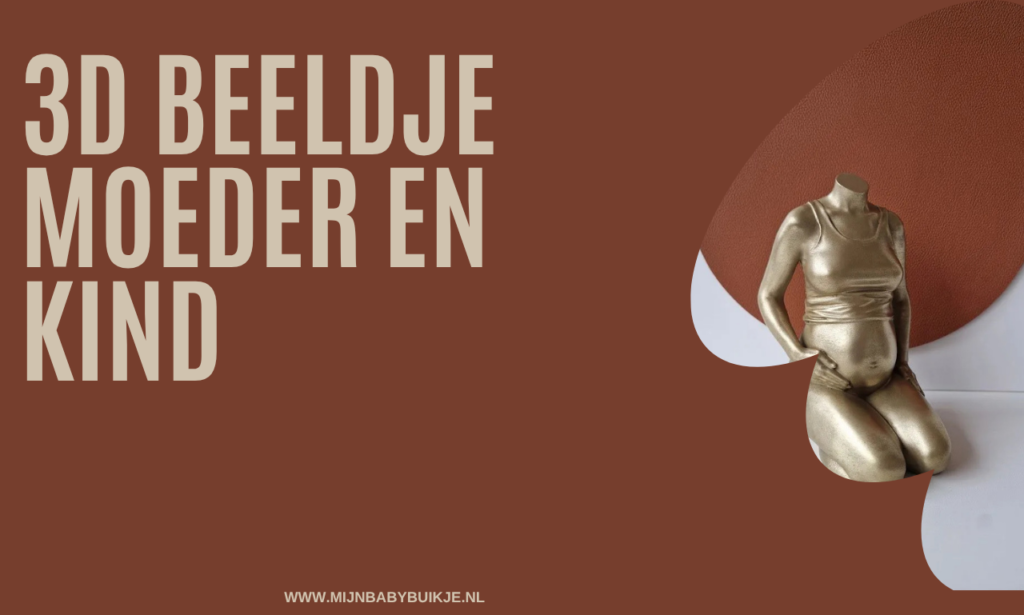 3D beeldje Moeder en Kind
