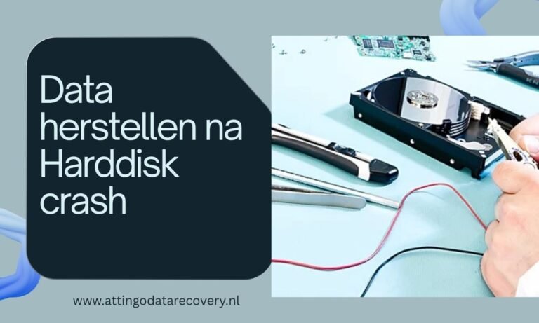 Data herstellen na Harddisk crash